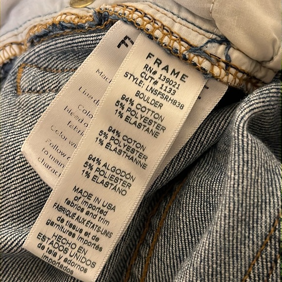 Frame Le Nouveau Straight jeans size 25 - Picture 12 of 14